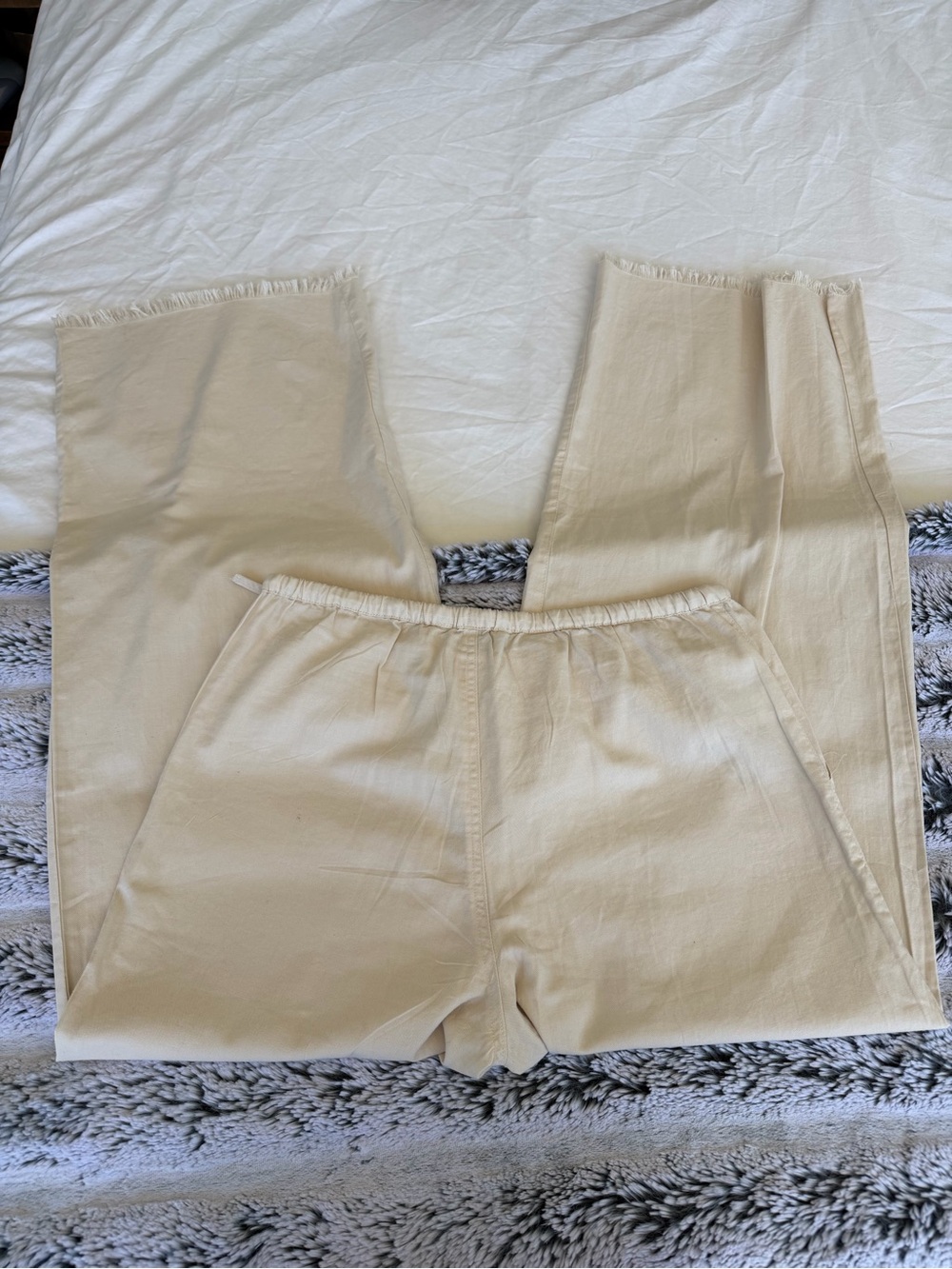 MANGO Studded Drawstring Wide Leg Pants - Picture 5 of 6